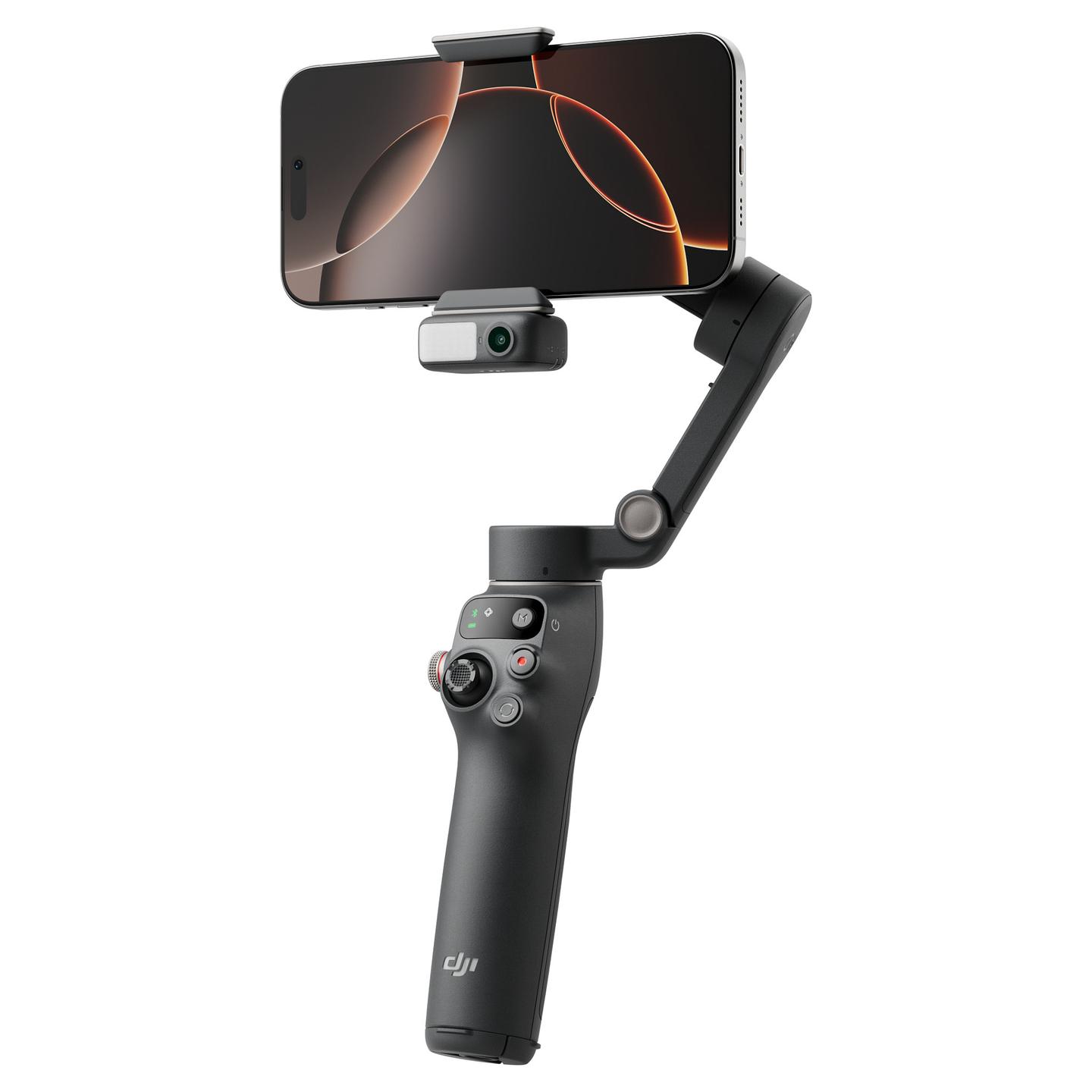 Stabilizues DJI Osmo Mobile 7P, 3-Aksësh, ActiveTrack 8.0, Tripod i Integruar, Shufër Zgjatuese - Gri e Errët - 2