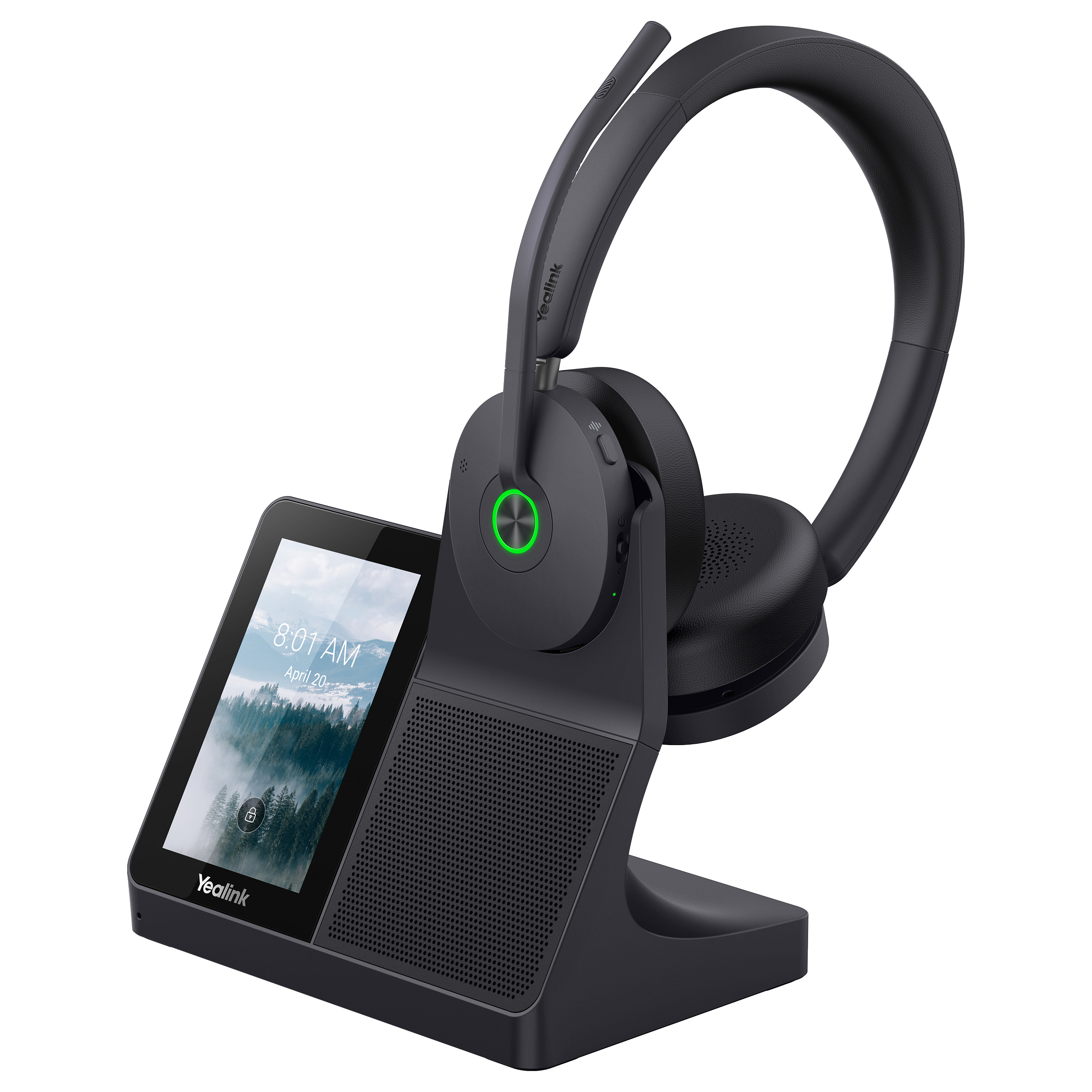Kufje pa Kabllo Yealink WH68 Workstation / Wired / Bluetooth 5.3 / Hybrid ANC / 6 Mikrofona / On-Ear – Zezë - 2