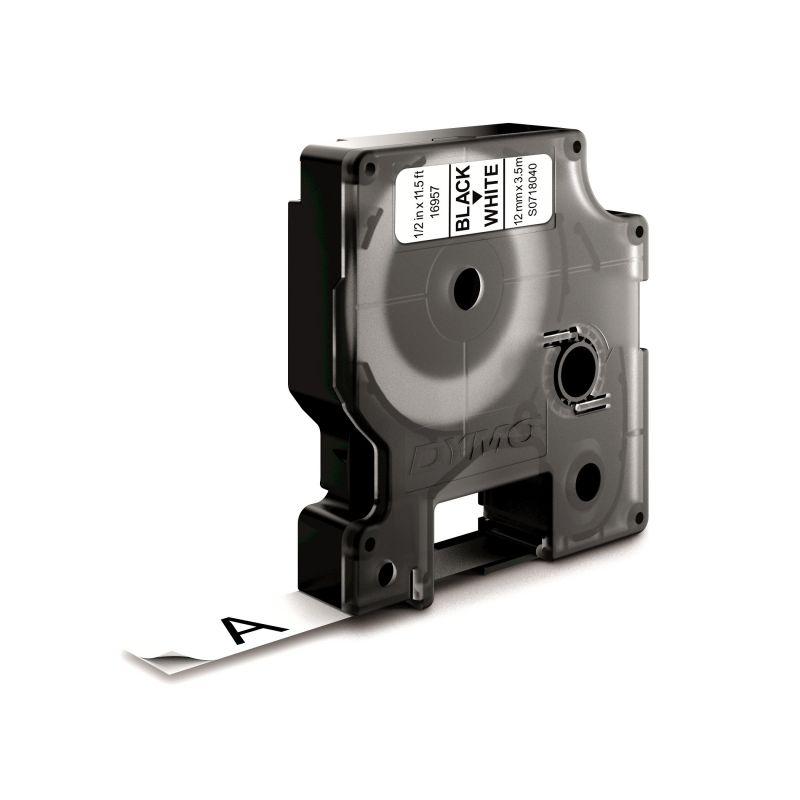 Shirit për Printer 3D Dymo Colour Ribbon 16957 / S0718040 - Zezë mbi Bardhë - 2