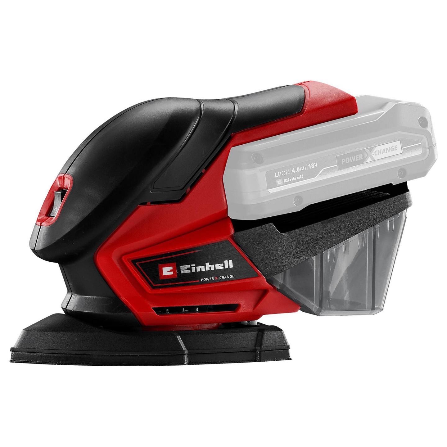 Lëmues me Bateri Einhell TE-OS 18/150 Li Solo, 18V, 24000rpm, 150x150x100mm - Kuqe/Zezë