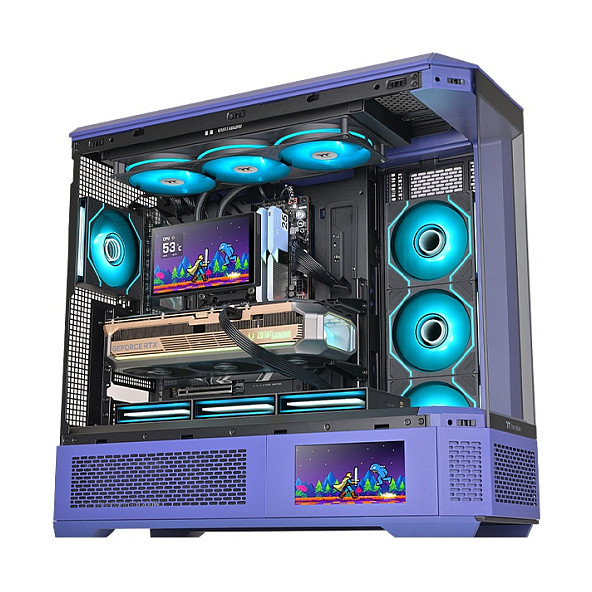 Ftohës për Procesor Thermaltake TH120 V2 Ultra ARGB Sync / 120mm / AIO / ARGB / LCD Display - Zezë - 5