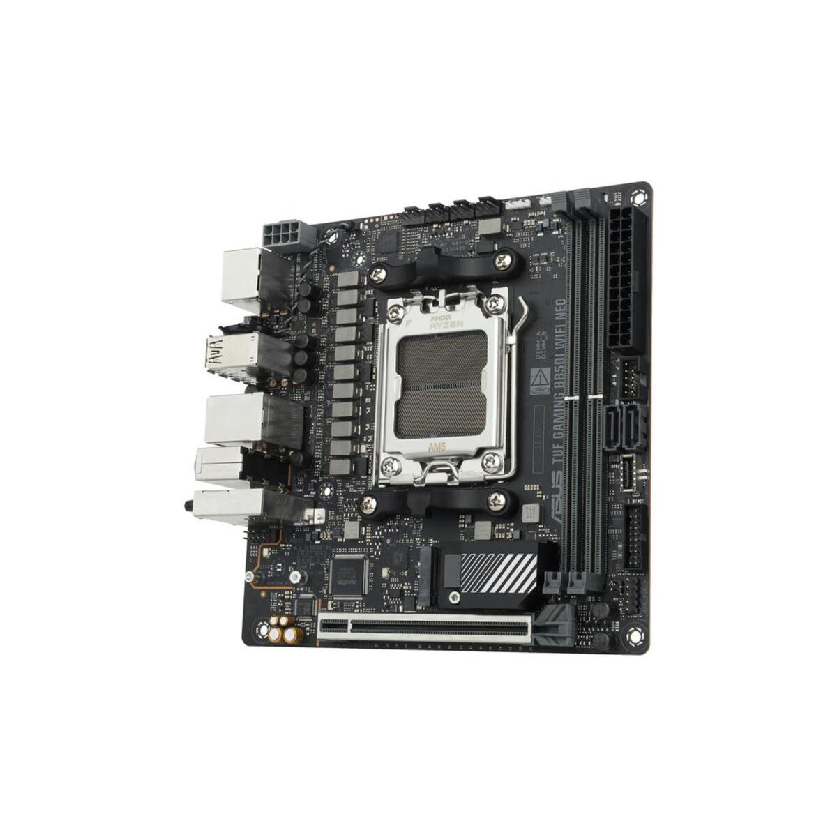 Pllakë Amë ASUS TUF GAMING B850I WIFI NEO / AMD AM5 / B850 / DDR5 / Mini-ITX / Wi-Fi 7 / 2.5GbE LAN - Zezë