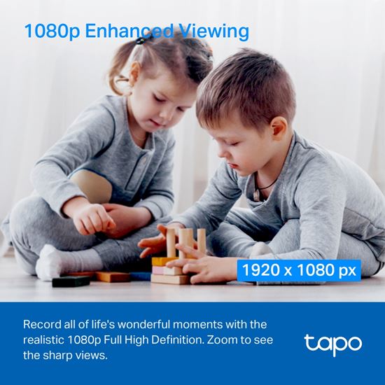 Kamera Sigurie IP TP-Link Tapo C200 / Pan and Tilt / Wi-Fi / Full HD / Night Vision - Bardhë - 7