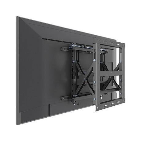 Mbajtëse Muri për TV Equip 650325 / 19"-55" / 50kg / Push-In Pop-Out / Tilt 0°-10° - Zezë - 4