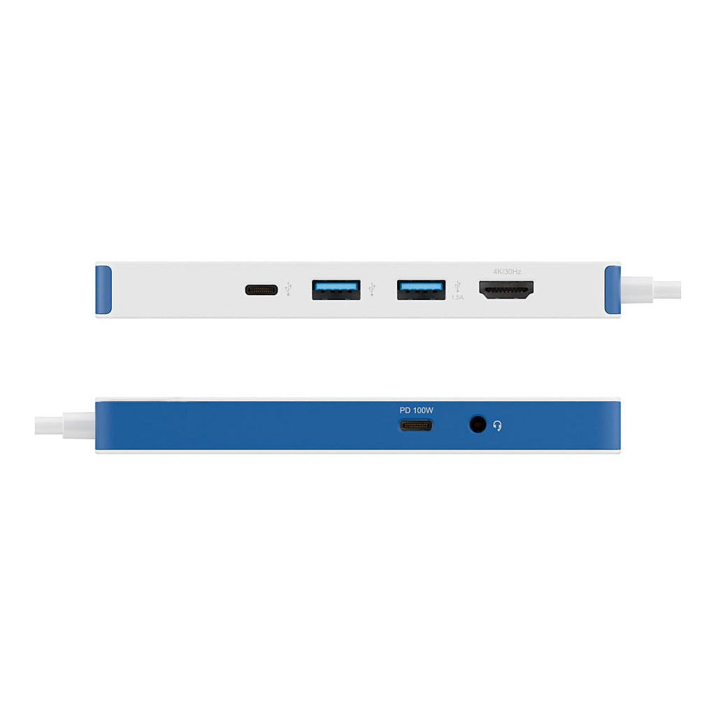 HUB Targus HyperDrive Flex / 8-Port USB-C - Bardhë / Blu - 5