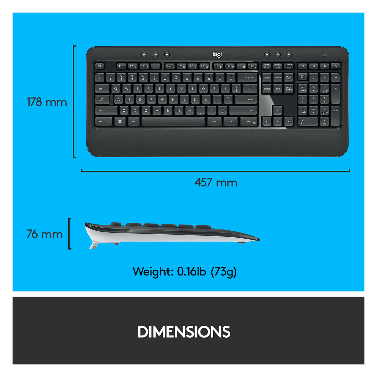 Combo (Tastierë & Maus) Logitech MK540 Advanced 2.4 GHz - 21
