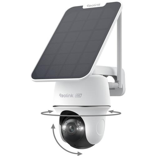 Kamerë Sigurie IP CCTV Reolink Argus B440, 8MP, 4K, 90°, Pan 355°, Tilt 140°, Wi-Fi 2.4/5GHz, IR 10m, AI, Audio 2-Kahëshe, Bateri 21.6Wh, Solar Panel 2 6W, MicroSD deri 128GB, IP64 - Bardhë