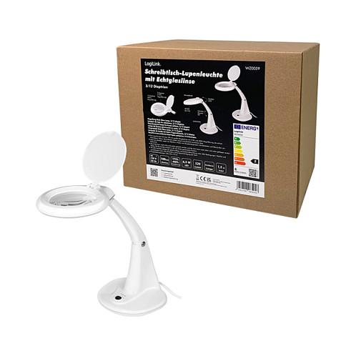 Llambë LED LogiLink WZ0059, 6.5 W, 40 LED, Zmadhim 1.75× dhe 4×, Lentë Xhami 10 cm, 520 lm – Bardhë - 10
