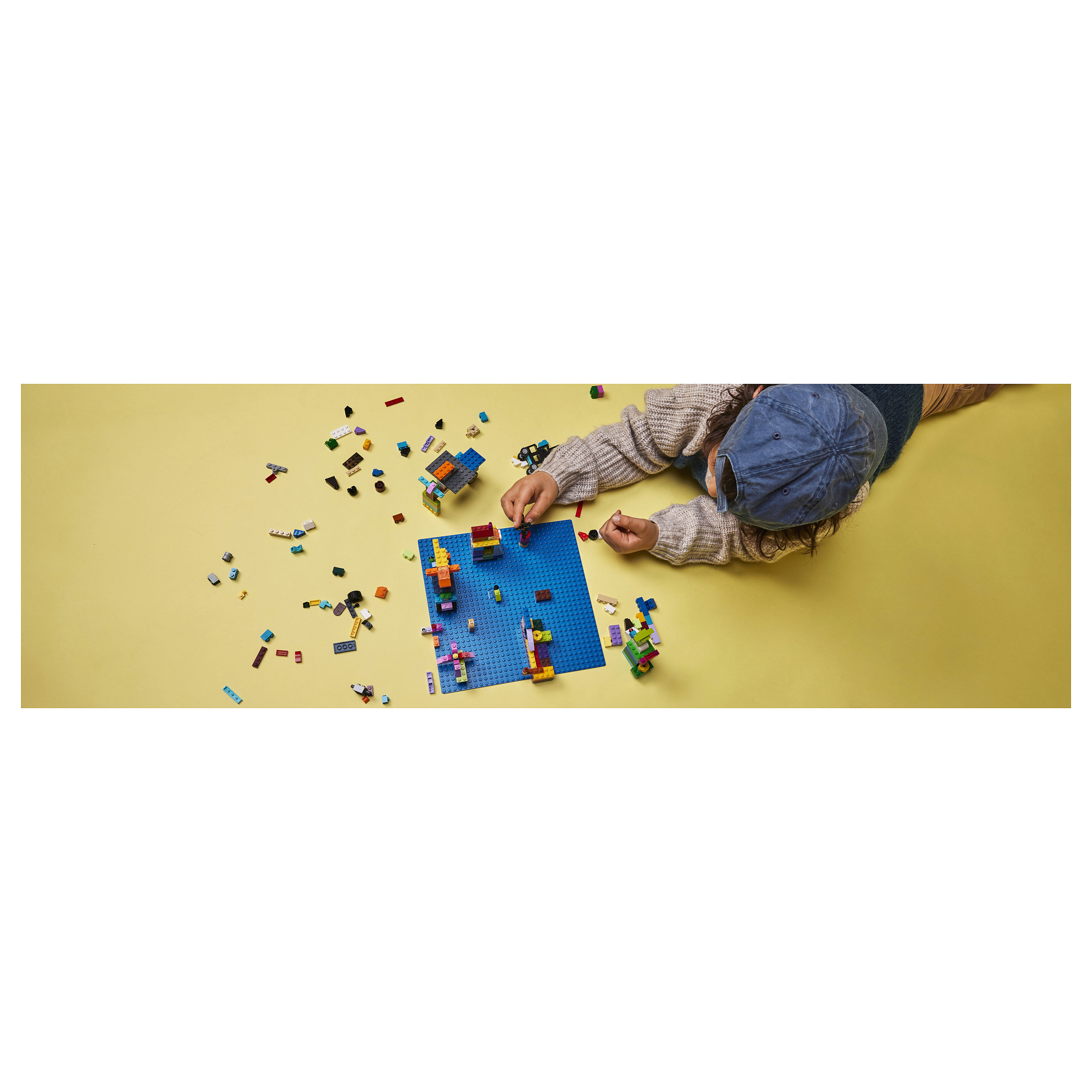 Lodër LEGO Klasik- Bazë e kaltër - 11