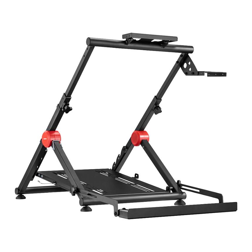 Mbështetje për Timon & Pedale OPLITE Wheel Stand GT PRO V2 / OP-WS-GTP / E palosshme / 30 kg / Çelik / -15°/0°/+15° – Zezë