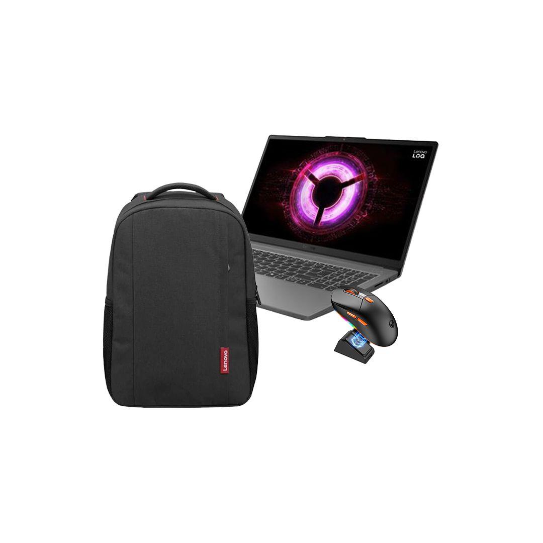 Laptop Gaming Lenovo NB LOQ 15ARP10E + Çantë për Laptop Lenovo 8806 / B53-105 + Maus Gaming Meetion GW38 - 1
