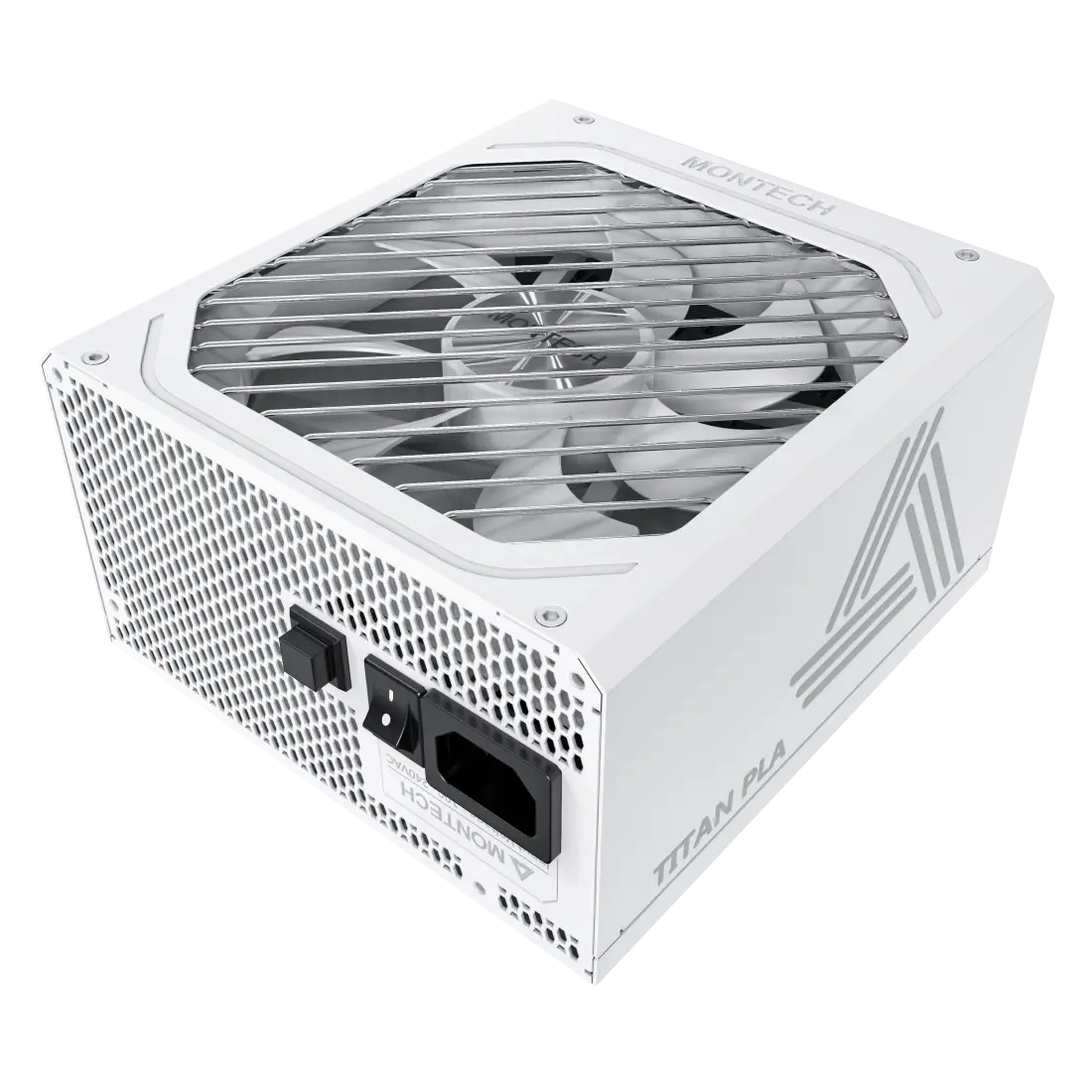 Furnizues Energjie Montech Titan PLA / 750W / 80 PLUS Platinum / ATX 3.1 / PCIe 5.1 / Fully Modular - Bardhë