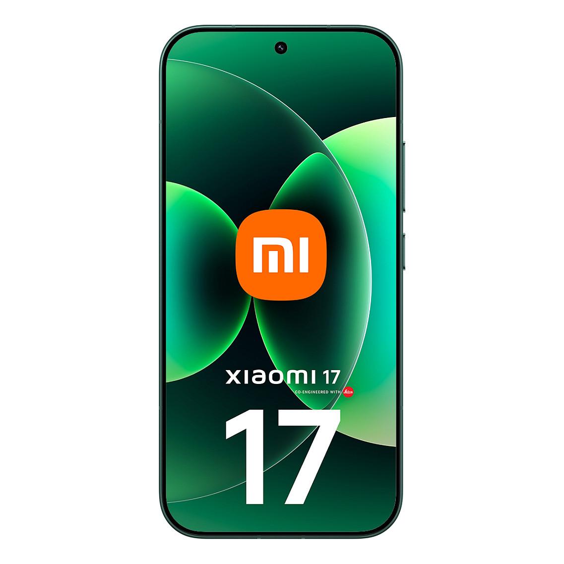 Telefon i mençur Xiaomi 17, 5G, Dual SIM, 12GB RAM, 512GB, 6.3", 120Hz, Snapdragon 8 Elite Gen 5, 50MP + 50MP + 50MP - Gjelbër