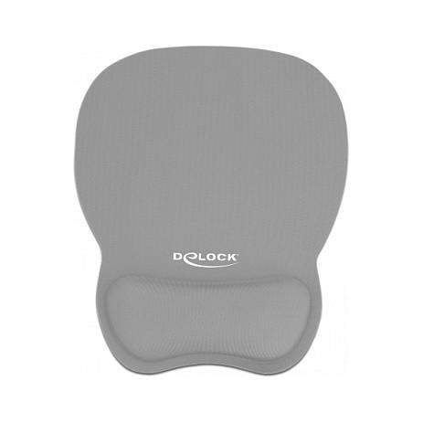 Mauspad Ergonomik DeLOCK 12698 me Mbështetëse Kyqi  / 245 x 206 x 20mm  - Hiri - 2