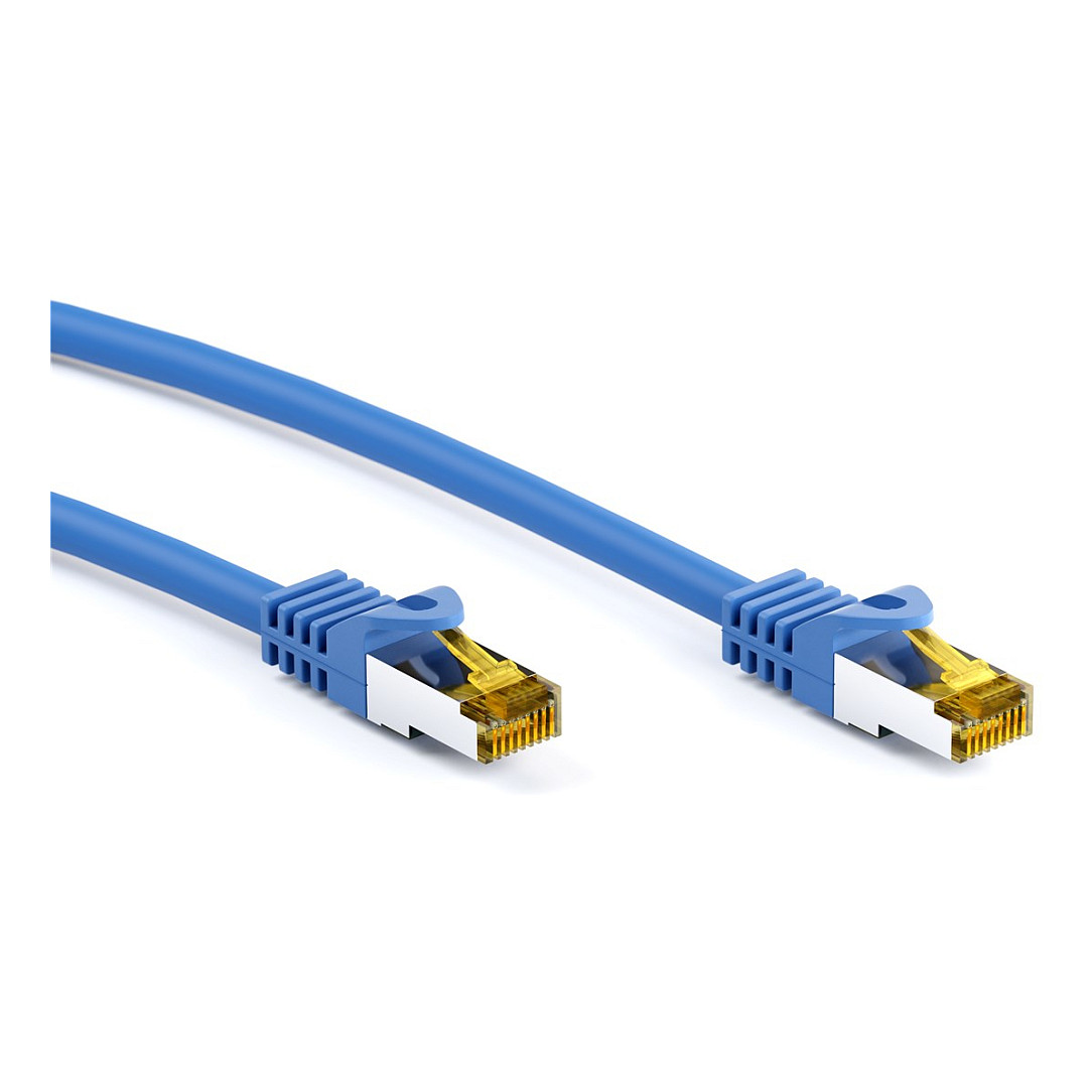 Kabllo për rrjet Goobay / Cat6a / 1.5m / S‑FTP (PIMF) / Cat7 / 500 MHz - Blu - 2
