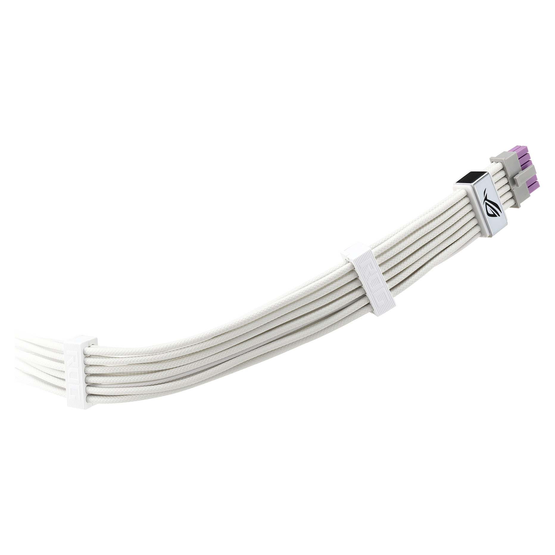 Kabllo për furnizim me Energji ASUS ROG Equalizer / PCIe 16-pin / PCIe x16 Gen 4.0 / 0.75m - Bardhë - 12