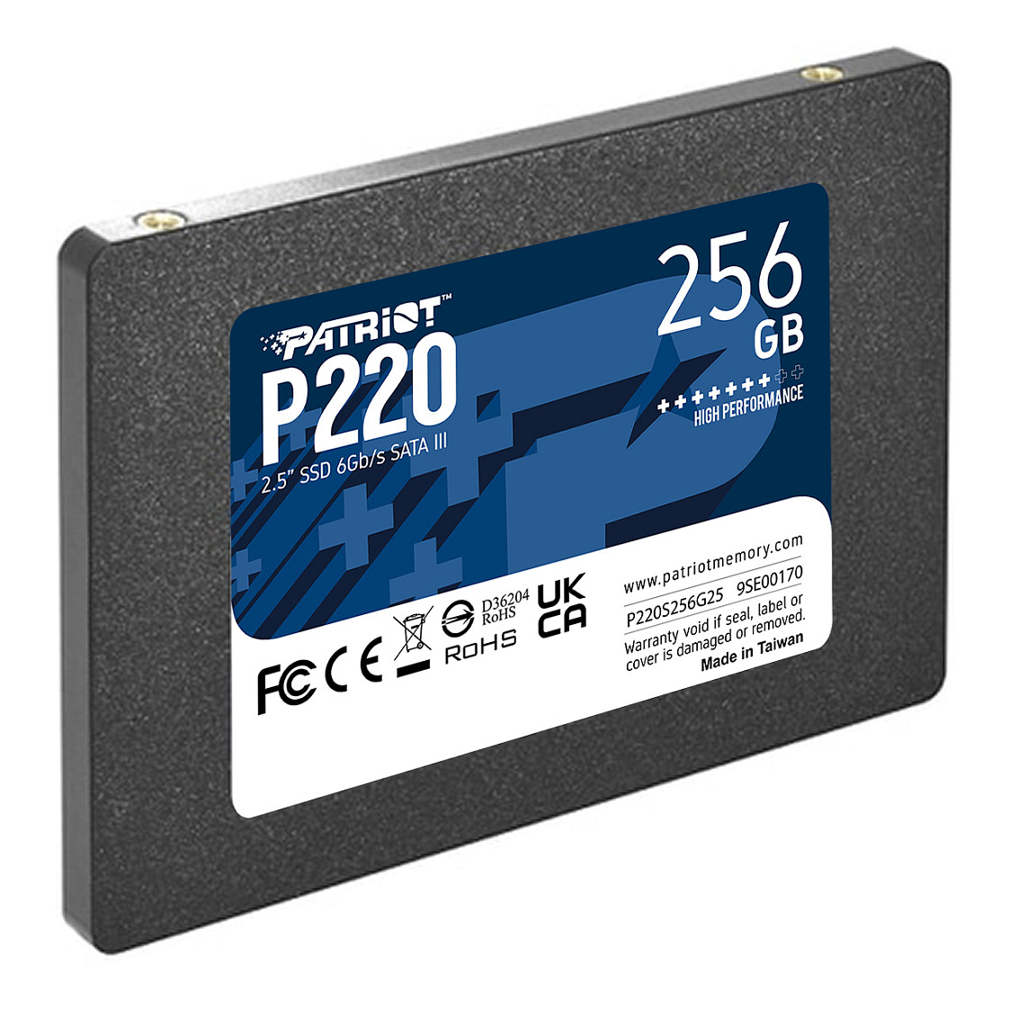 SSD të Brendshme 2.5" / 256 GB / Patriot P220 / SATA3 / PS1662 - 2