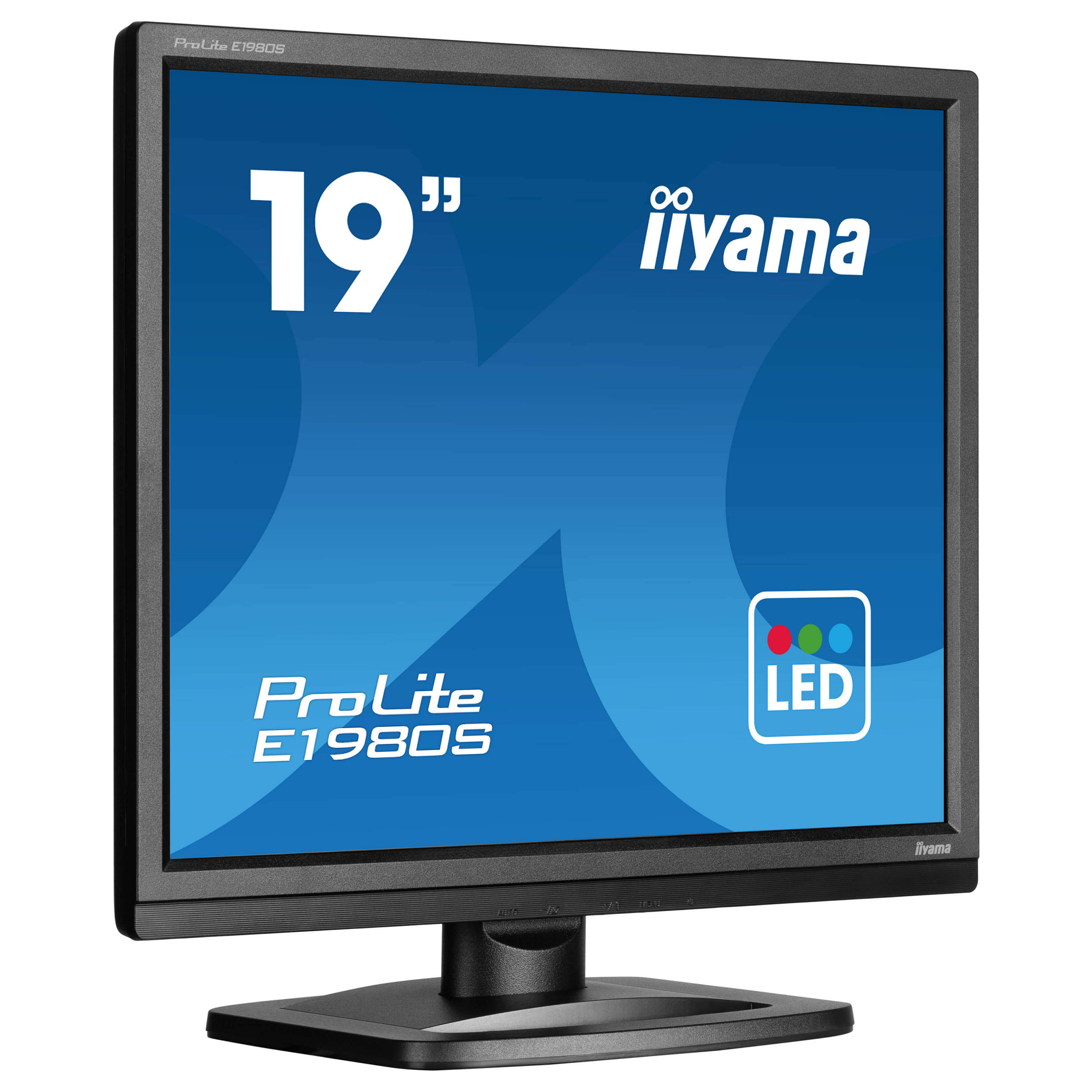 Monitor IIYAMA ProLite E1980S / 19″ / SXGA TN LED / 75Hz / 3ms / HDMI + DP - Zezë - 1