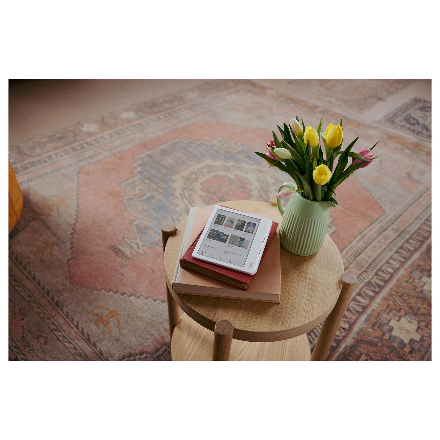 E‑Book Kobo Libra Colour (N428‑KU‑WH‑K‑CK) 7"/ 32GB - Bardhë - 16