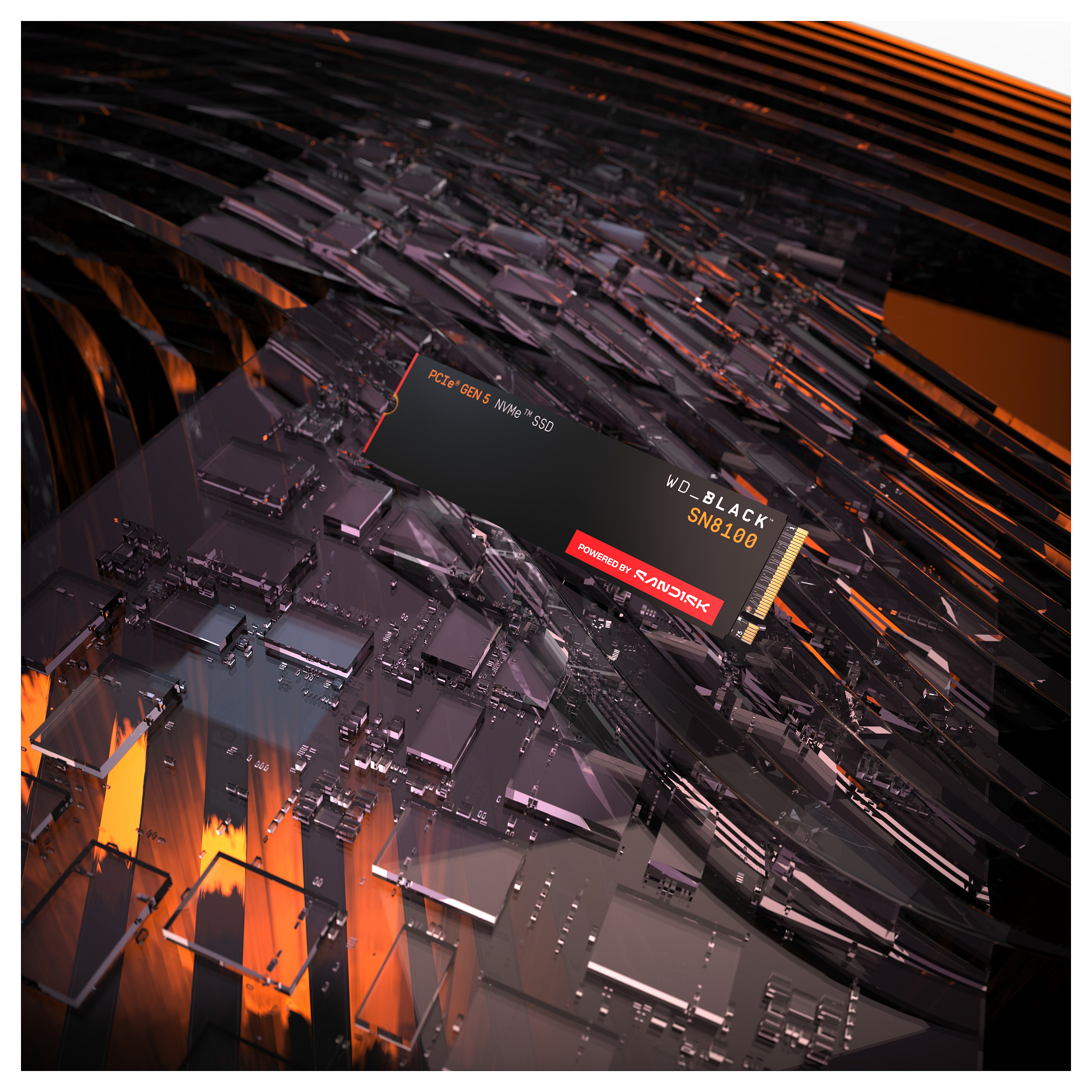 SSD të Brendshme WD Black SN8100 NVMe / M.2 2280 / 8TB - 3