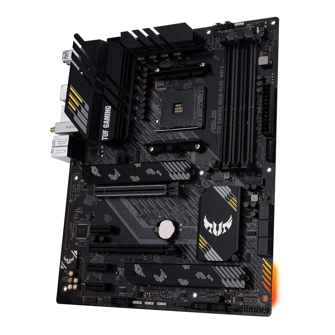 Pllakë Amë ASUS TUF Gaming B550-PLUS WIFI II, AMD B550, AM4, ATX, DDR4, PCIe 4.0, 2x M.2, Wi-Fi 6, 2.5Gb Ethernet  - 3