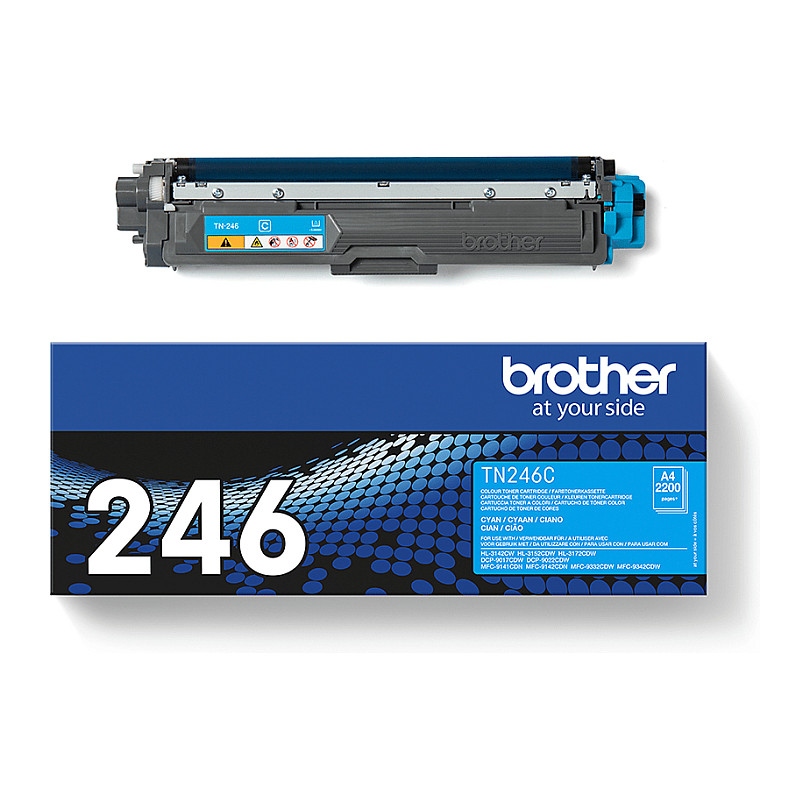 Toner Original Brother TN-246C Cartridge / 2,200 faqe (ISO/IEC 19798) - Blu - 3
