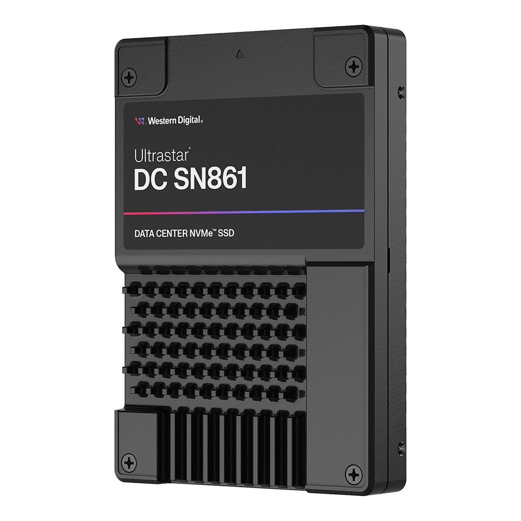 SSD e Brendshme Western Digital 2.5" / Ultrastar DC SN861 / WUS6BA138PSP9X3 / Datencenter / 3.84TB / U.2 / PCIe 5.0 ×4 / NVMe - 2