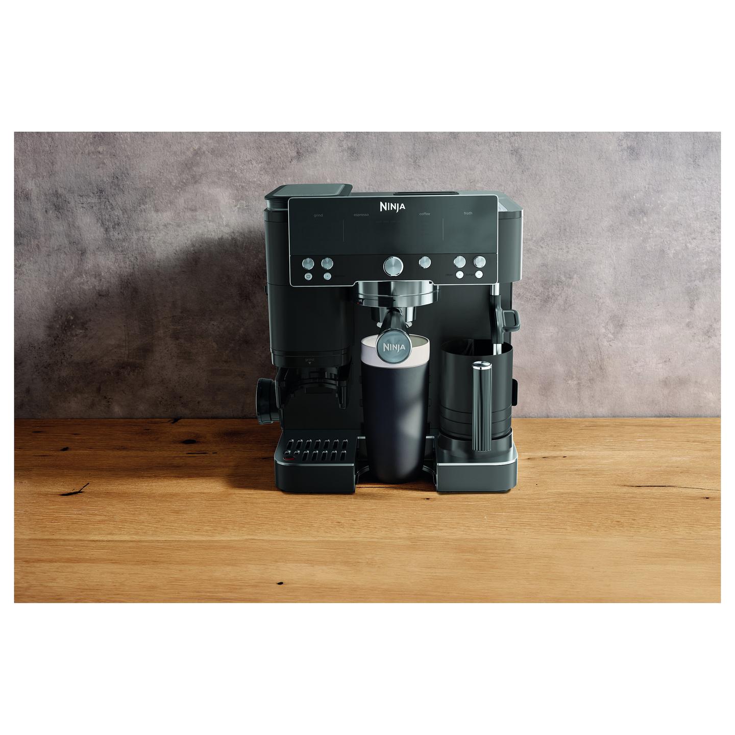 Aparat për Kafe Ninja Luxe Café Premier ES601EUBK, 1650 W, Mulli i Integruar, 25 Nivele Bluarjeje, 2 L – Zezë - 6