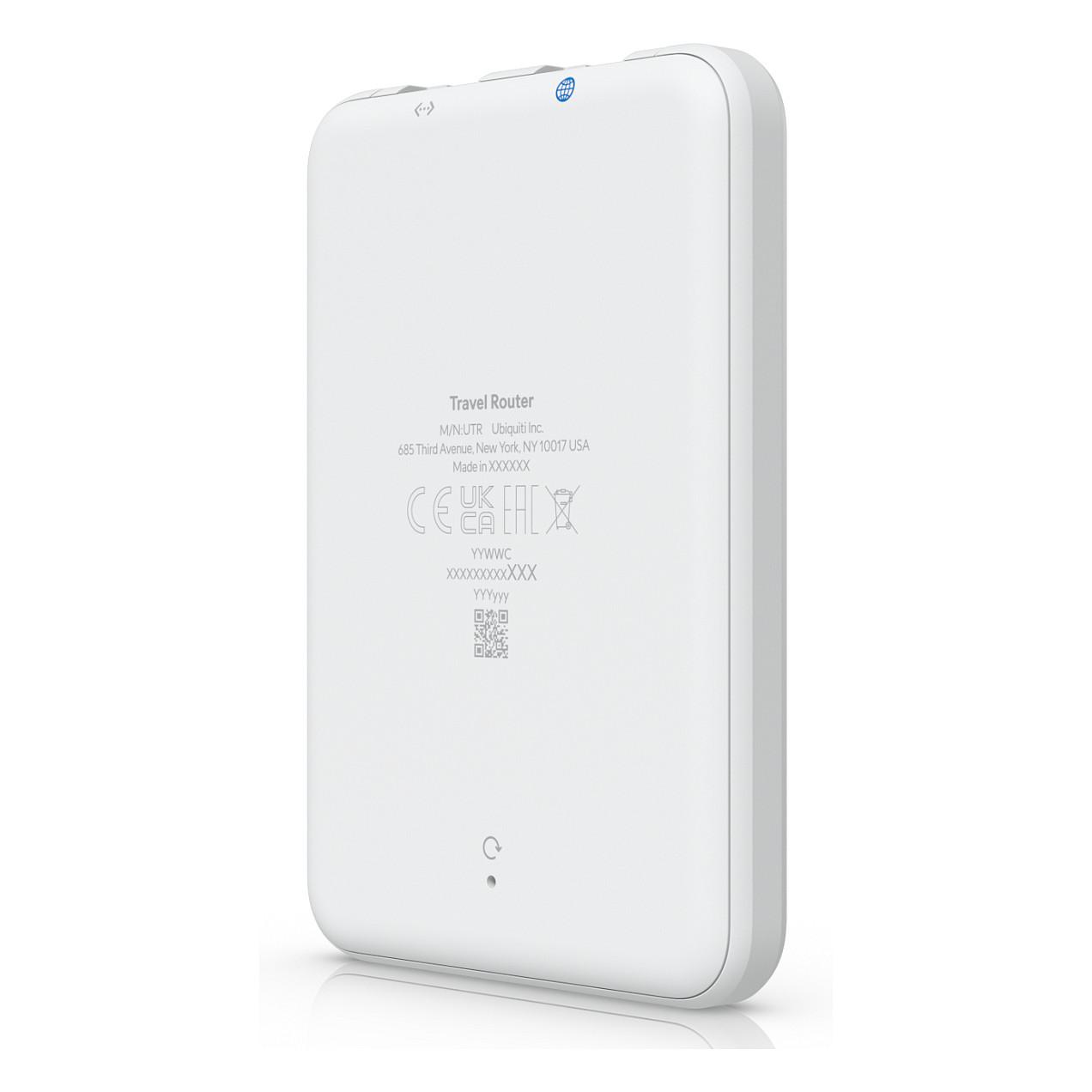 Ruter Ubiquiti UniFi Travel Router UTR, Wi-Fi 5 AC1200, Dual-Band, 2× Gigabit Ethernet - Bardhë - 6