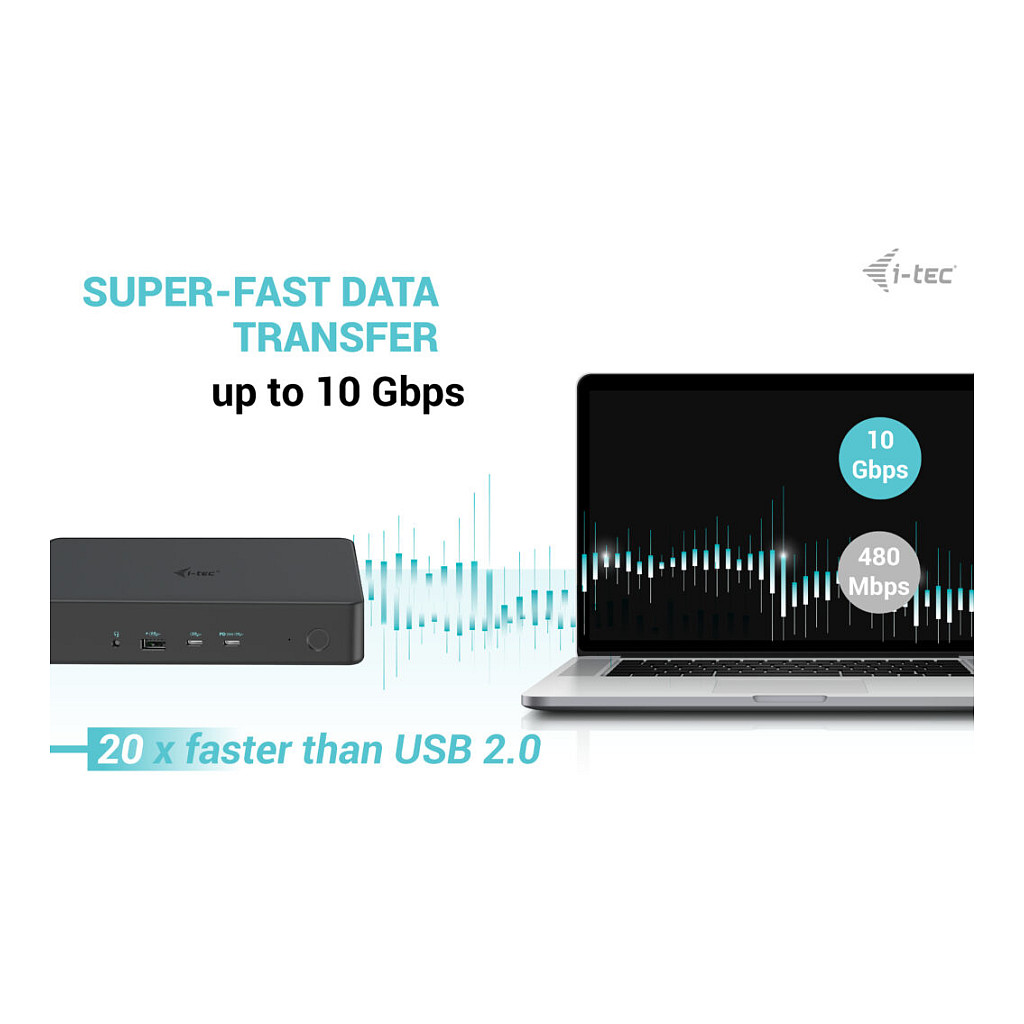 Docking Station I-TEC USB-C Thunderbolt 3 Dual 4K – Zezë - 9