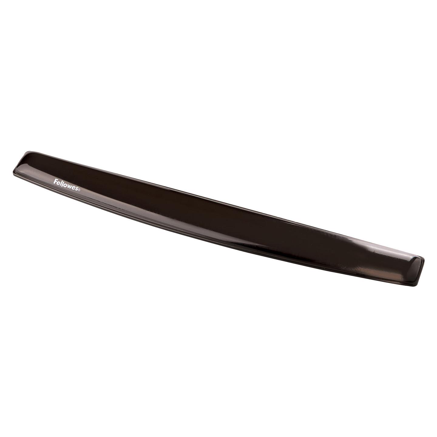 Mbështetëse për Tastierë Fellowes Crystals Gel / 9112201 / Gel / Bazë kundër rrëshqitjes / 490 × 58 mm – Zezë