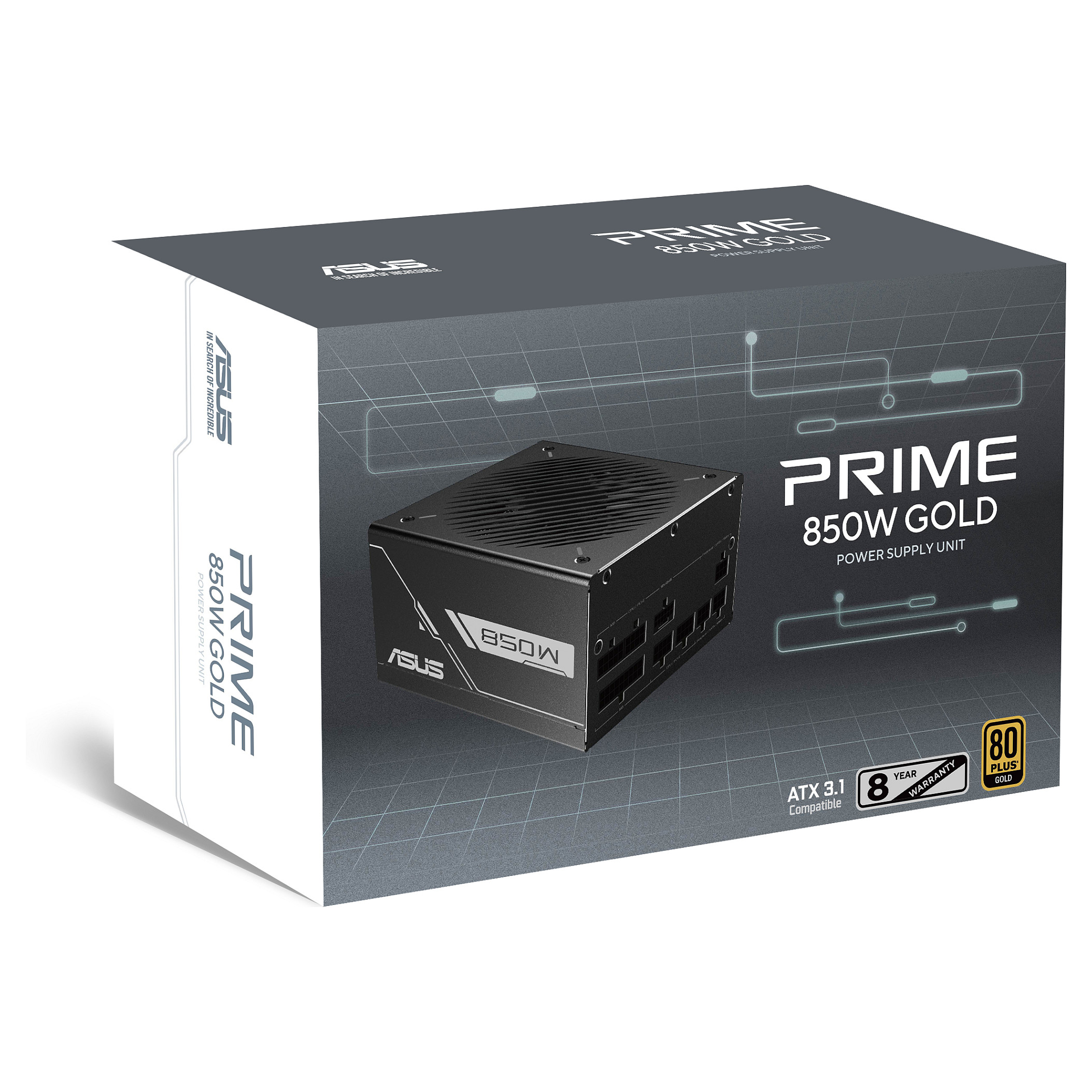Furnizues Energjie ASUS PRIME 850G 850W 80+ Gold - 11
