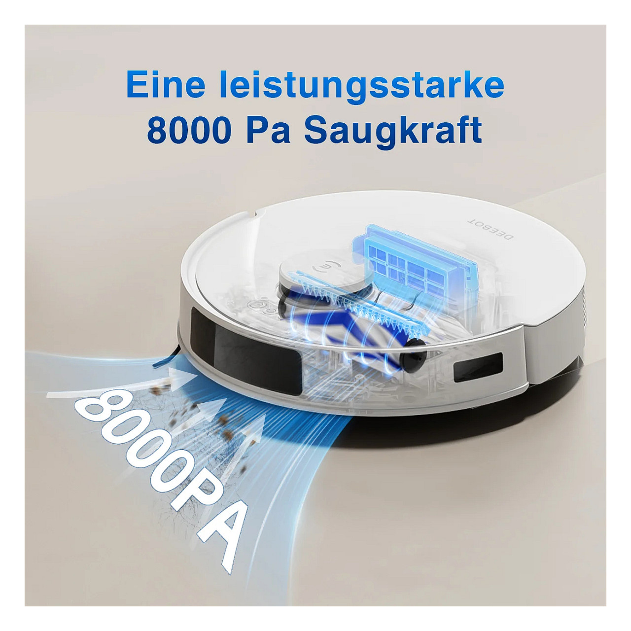 Fshesë Robotike DEEBOT N20 PLUS – Bardhë - 12