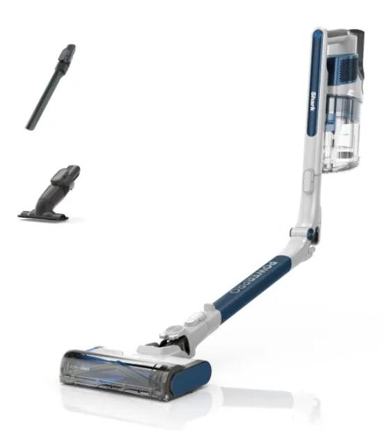 Fshesë me vakum SharkNinja PowerPro / IZ380EU / Pa kabllo / PowerFins / FloorDetect / Anti Hair Wrap / Flexology / 50 Min / 181W – Blu e errët/Bardhë