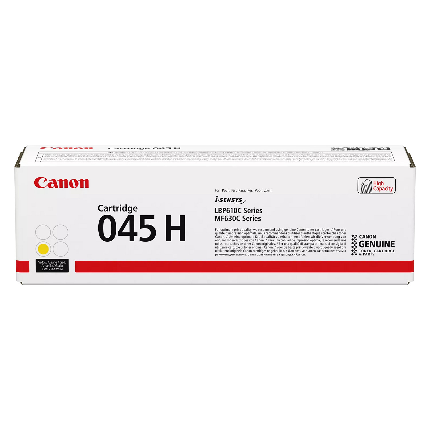 Toner Original Canon 045H High Yield Cartridge – Verdhë - 1