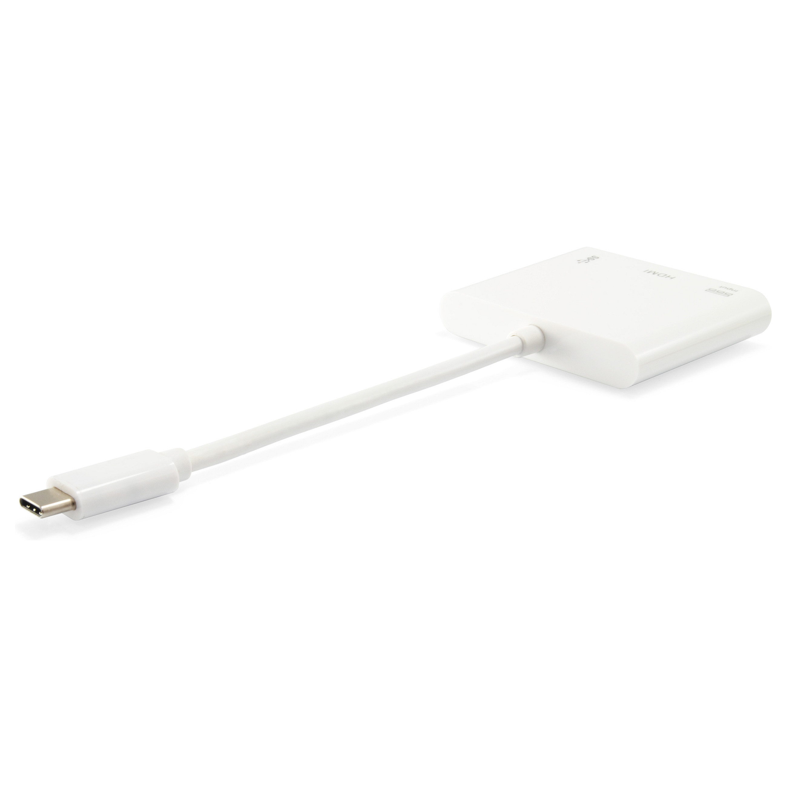 Docking Station Equip USB-C / HDMI / USB 3.0 / 60W PD / Kabllo 15cm - Argjend - 2