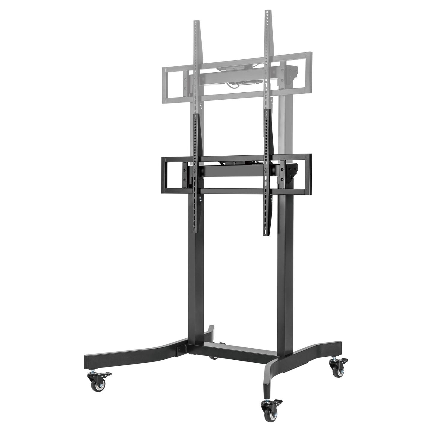 Mbajtëse për TV Equip 650632 , 55–100" , deri 120kg , stativ mobil , me rrota , lartësi motorike e rregullueshme , VESA 200x200–800x600 - Zezë - 5