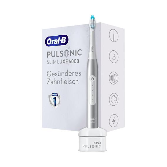 Furçë dhëmbësh elektrike Oral-B Pulsonic Slim Luxe 4000 - Silver - 3