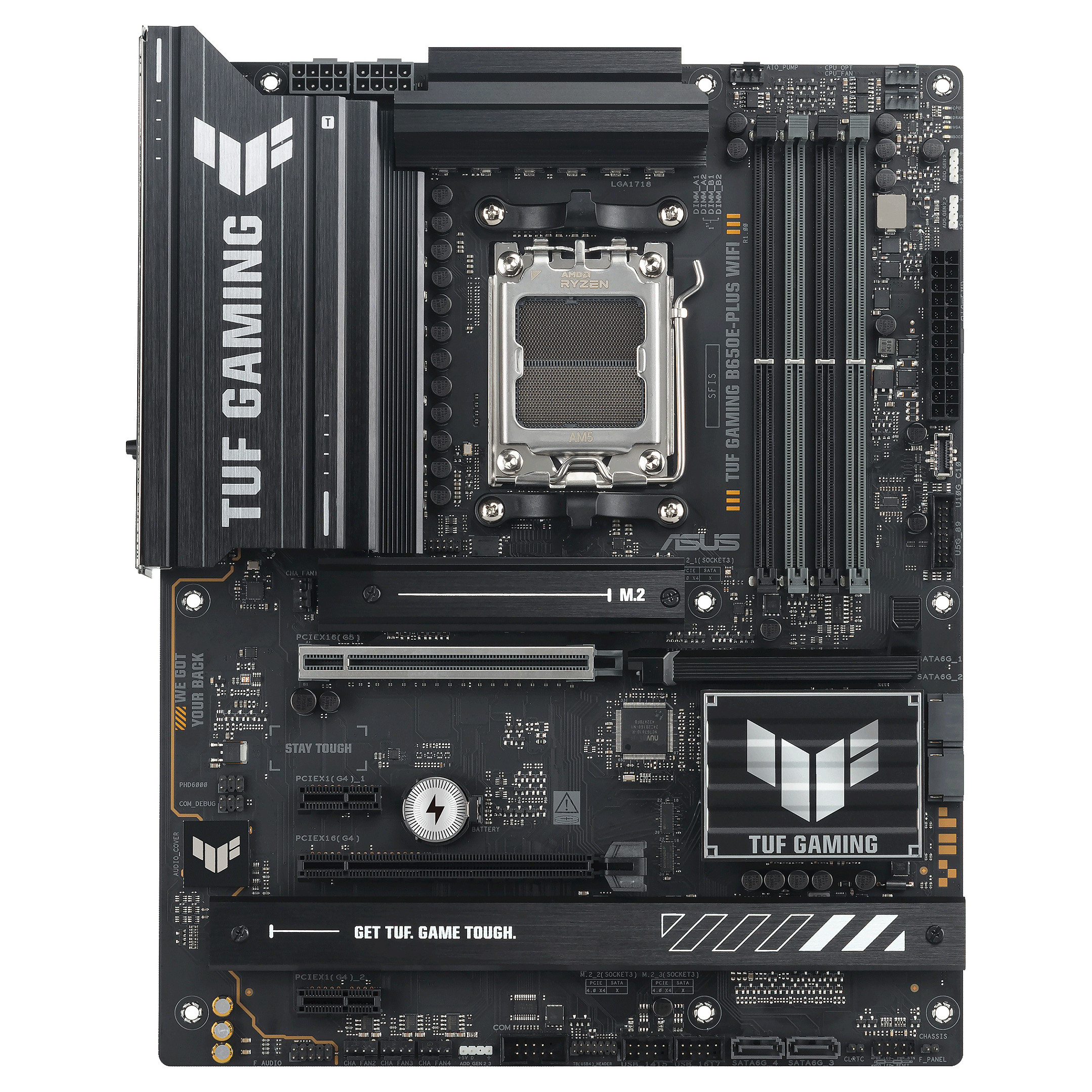 Pllakë Amë AMD AM5 ASUS TUF GAMING B650E-PLUS WIFI / DDR5 / HDMI+DP - 2