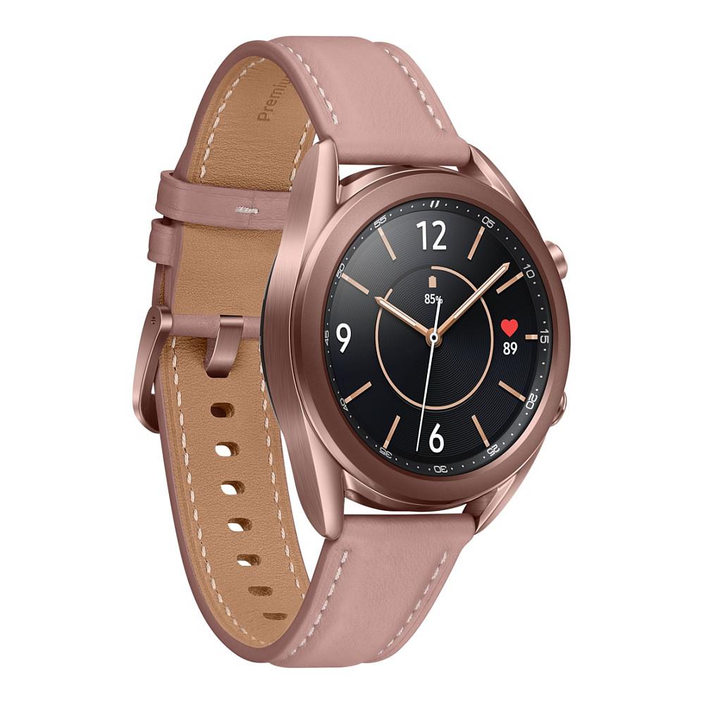 Orë e Mençur Samsung Galaxy Watch3, 41mm, Super AMOLED, 4G, GPS, Bluetooth, Wi-Fi - Bronz - 2