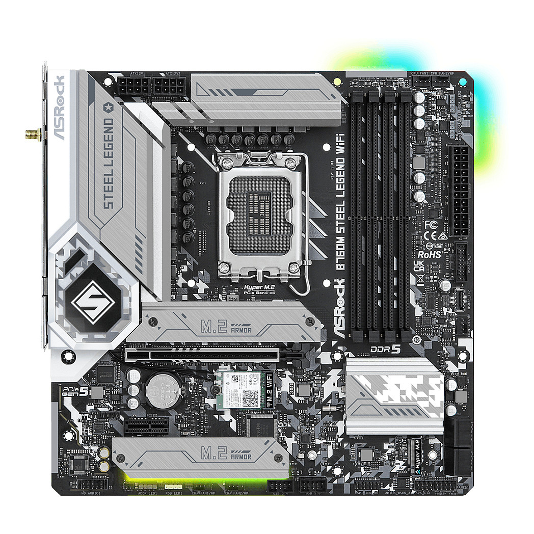 Pllakë Amë ASROCK B760M STEEL LEGEND WIFI - 2