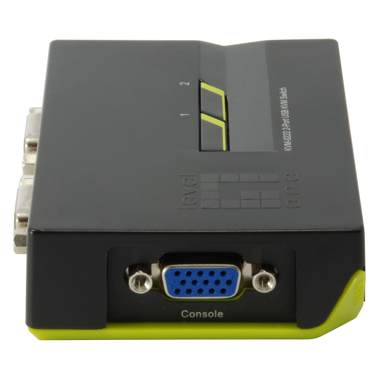 LevelOne KVM Switch / 2-Port USB - 5