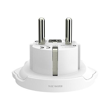 Adapter Udhëtimi SKROSS 1.500211C-E / Type A, B, I, J & L në Type E & F / 2 & 3-Pin / 100-250V / 4000W / 16A / Universal – Bardhë - 2