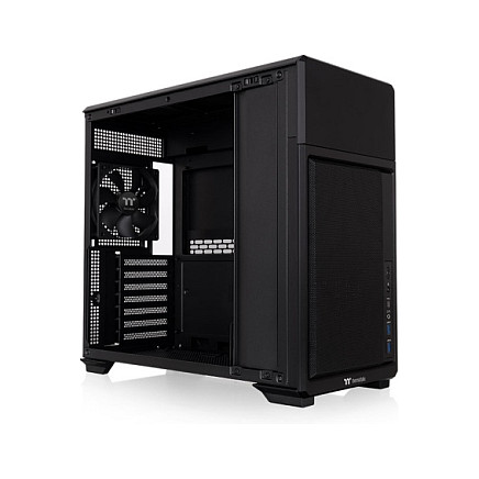 Kasë PC Thermaltake TR300 TG / Midi Tower / ATX / 1x 120mm Fan / Tempered Glass - Zezë - 3