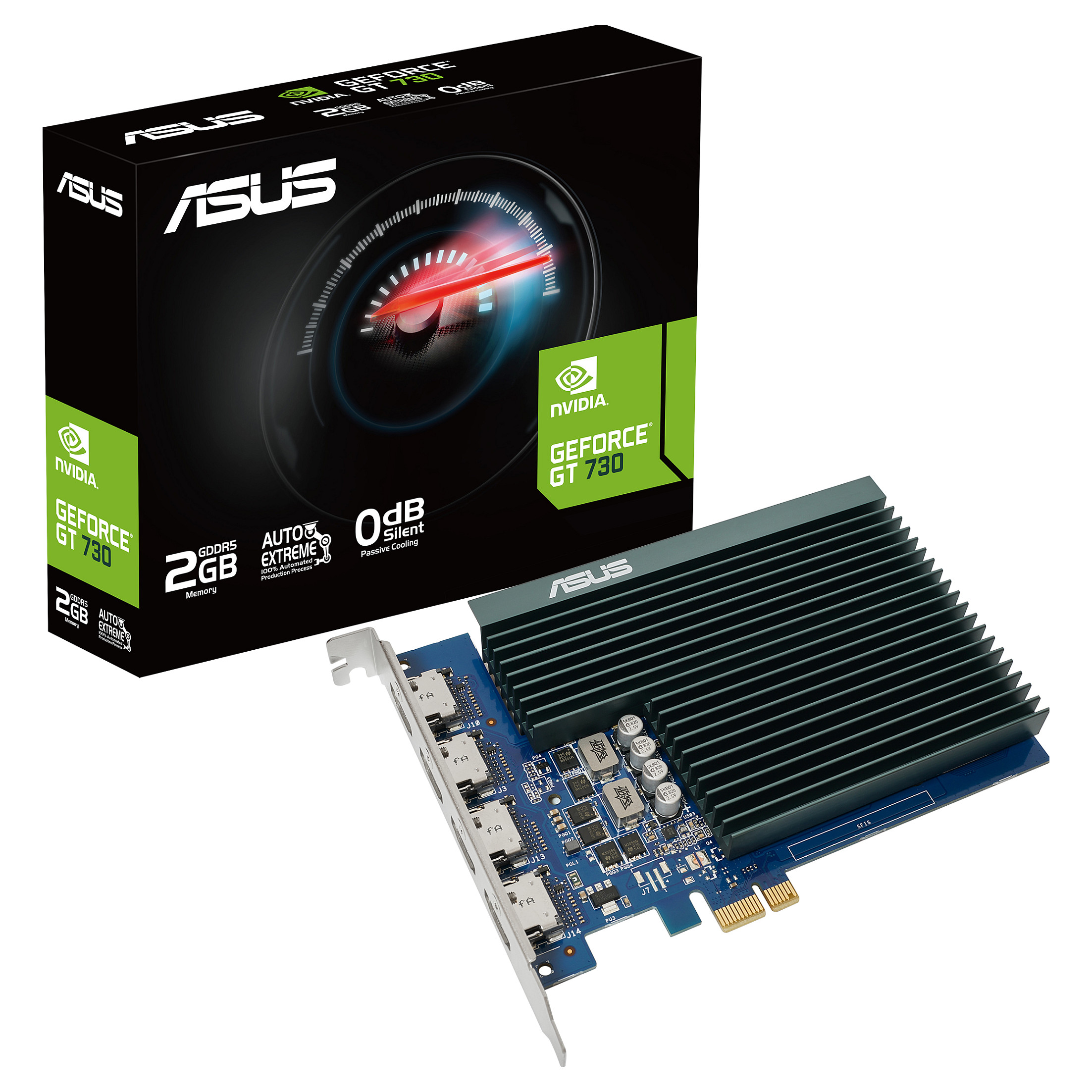 Kartelë grafike NVIDIA GeForce Asus GT 730 2GB GDDR5 - 3