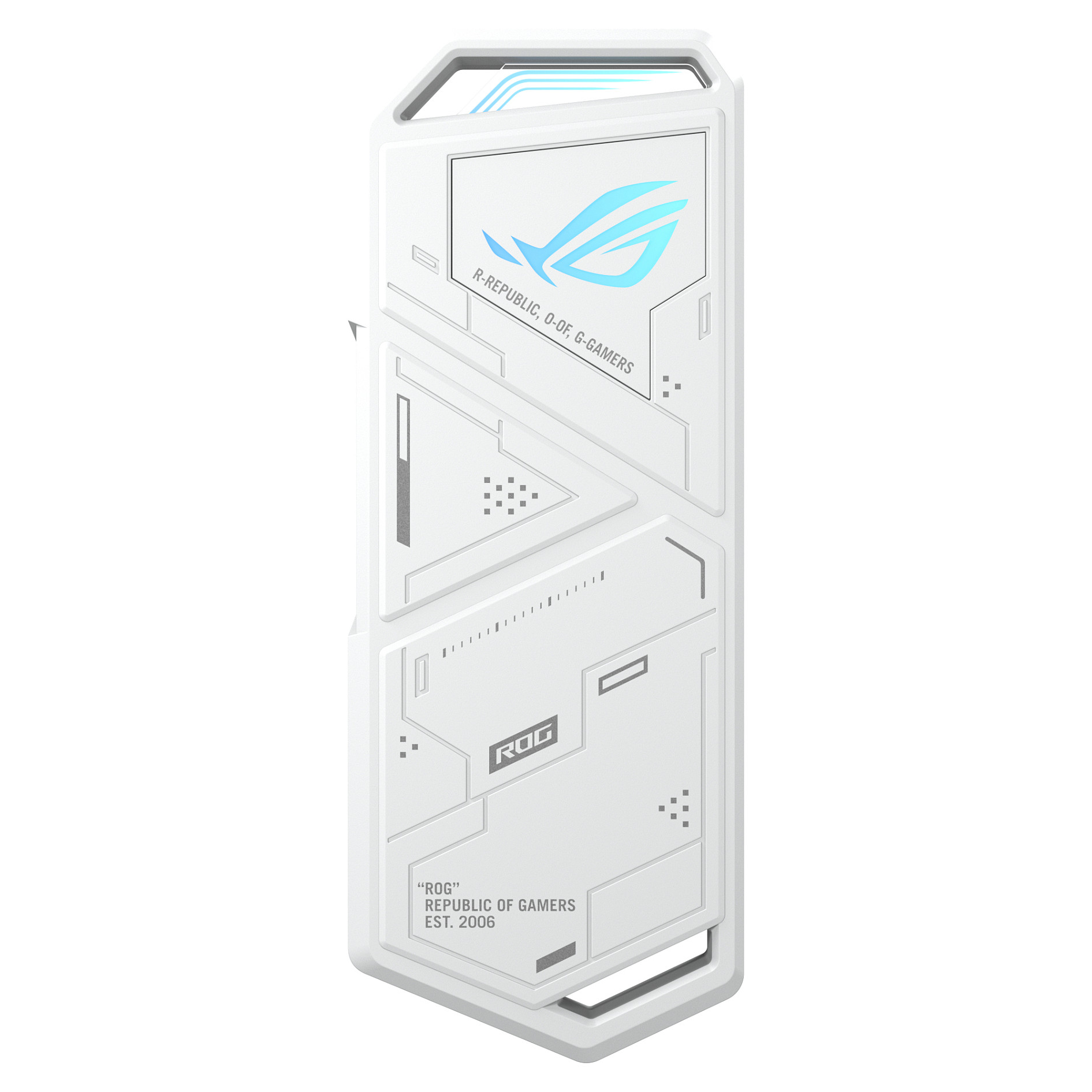 Këllëf për SSD M.2 ASUS ROG Strix Arion / PCIe / 10Gbps / USB Type-C - Bardhë