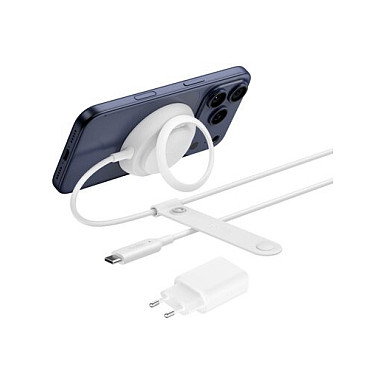 Karikues Pa Kabllo Belkin UltraCharge WIA014KQWH / Qi2 25W / USB-C / Me Adapter 36W - Bardhë