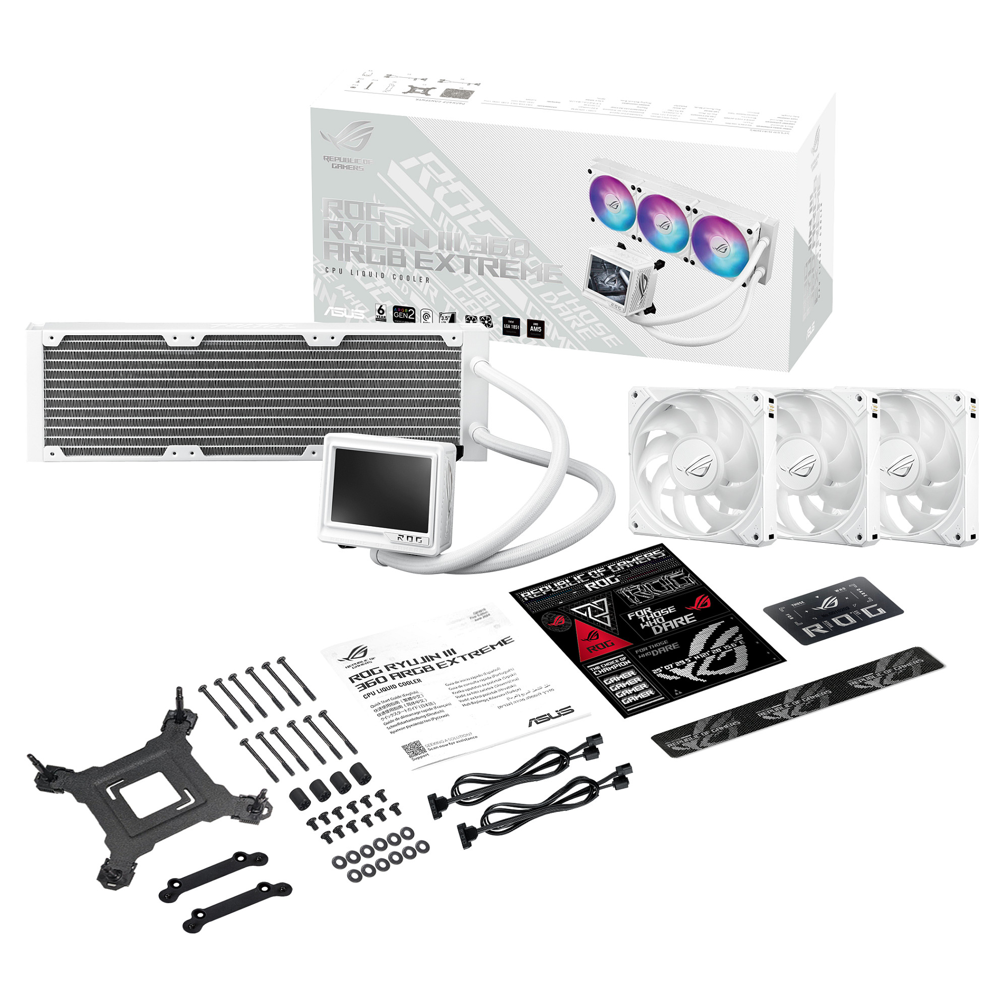 Ftohës për Procesor ASUS ROG Ryujin III 360 ARGB EXTREME - Bardhë - 18