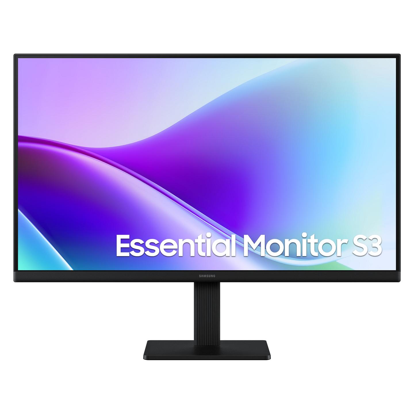 Monitor Samsung Essential S3 S24F324GAU, 24", Full HD IPS, 120Hz, 5ms, 2xHDMI - Zezë
