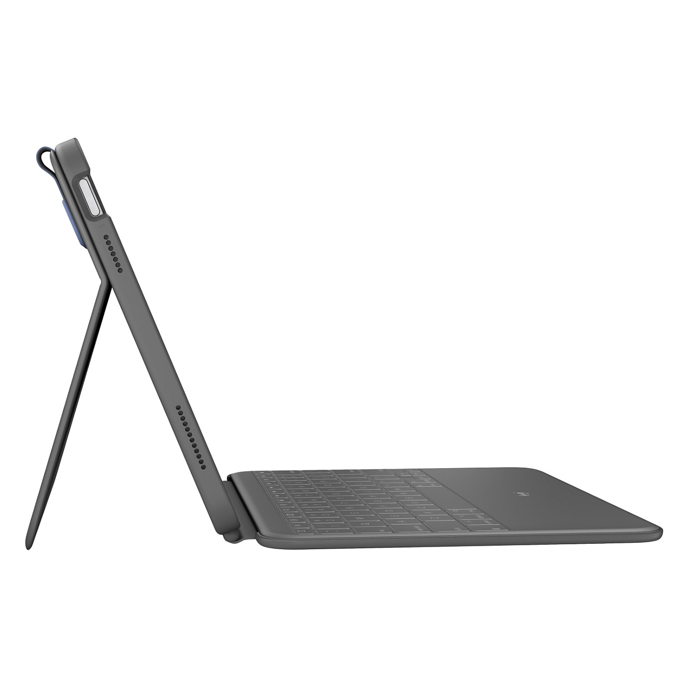 Tastierë për Tablet Logitech Rugged Folio / iPad 10.9" 10th Gen / QWERTY English / Smart Connector / 4 Mënyra Përdorimi / Mbrojtje ndaj Goditjeve – Gri - 3